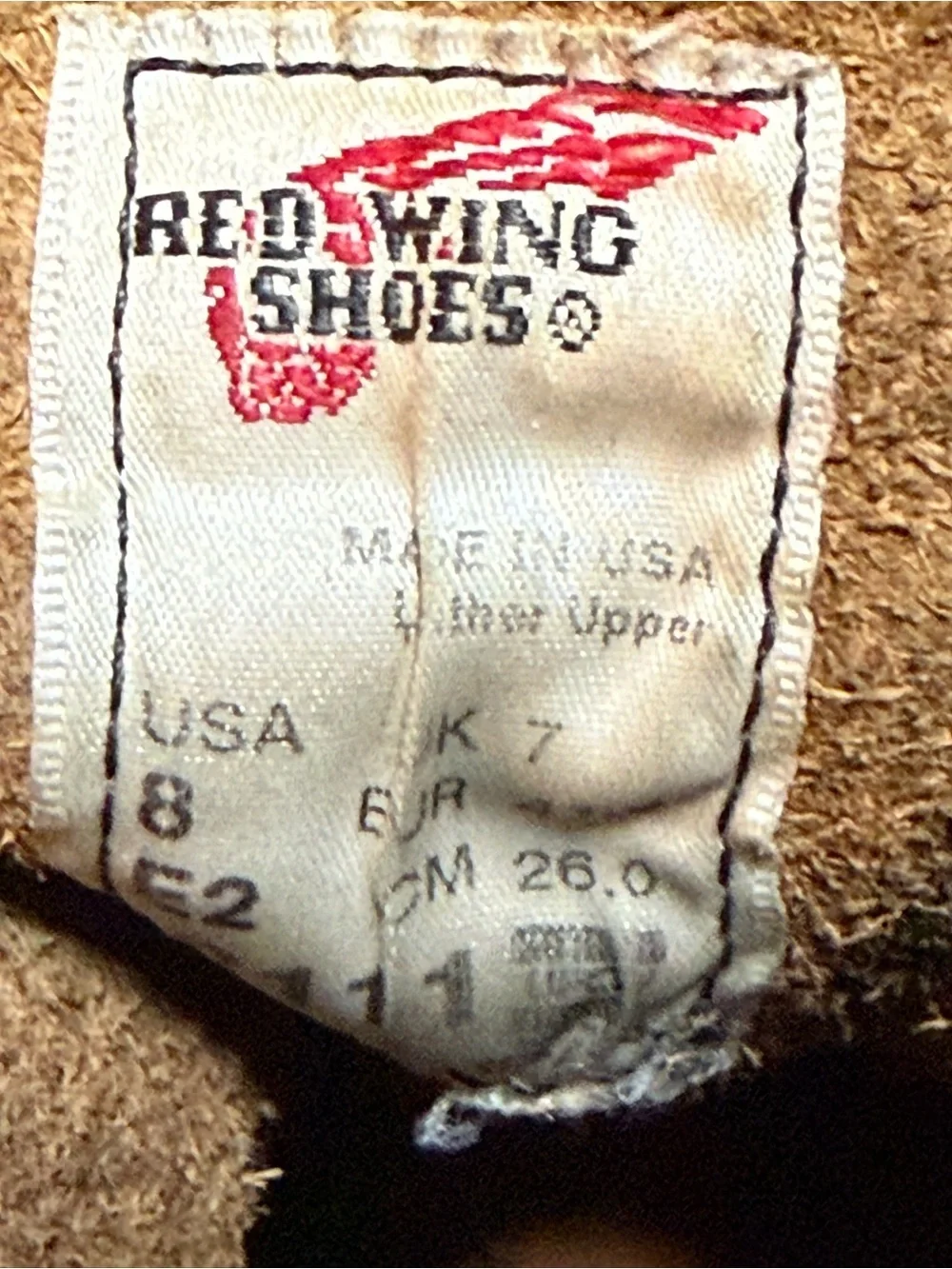 Red Wing Iron Ranger 8111 Amber Harness Leather Boots Size 8 E2 Wide